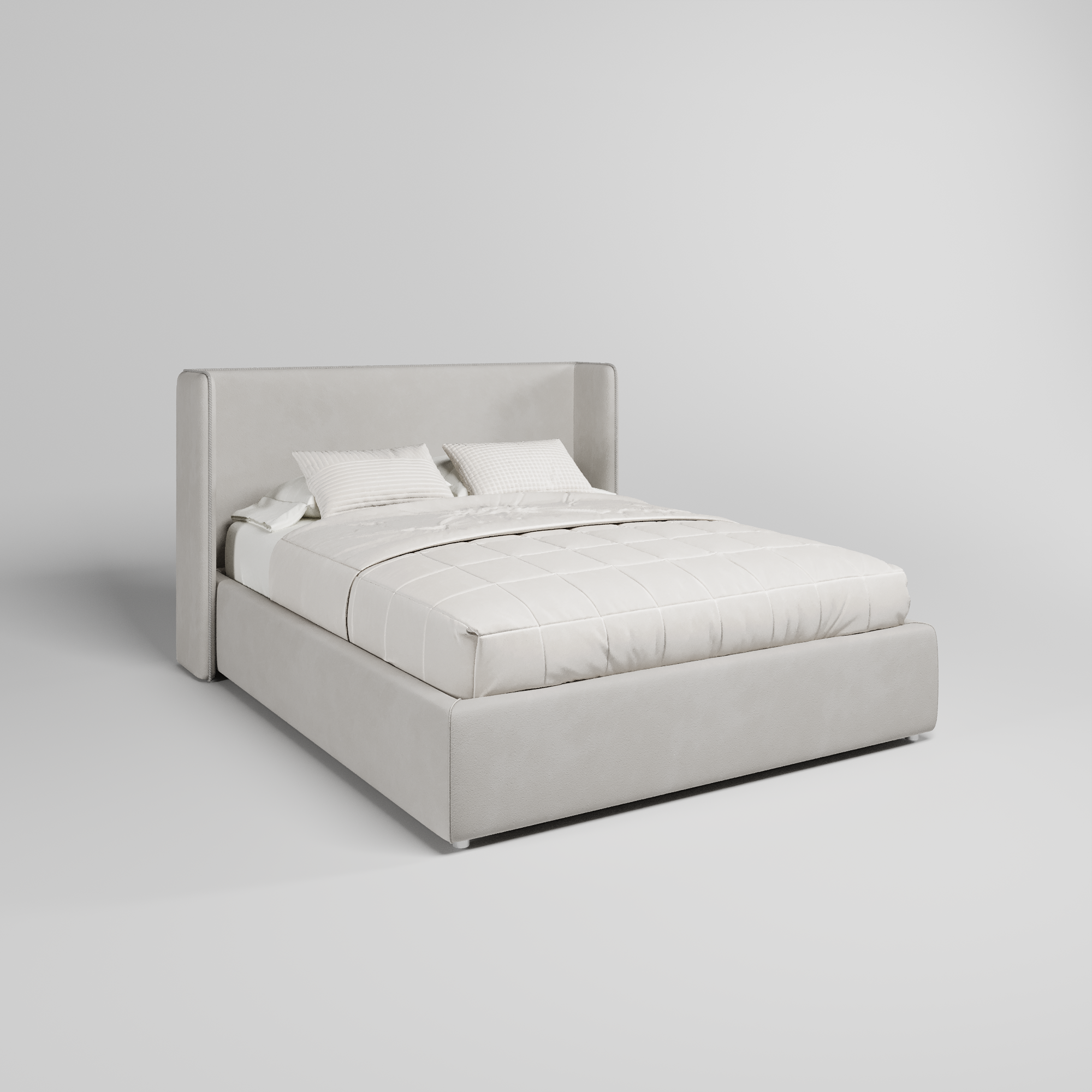 Кровать двуспальная мягкая Avrora с подъемным механизмом, 180x200