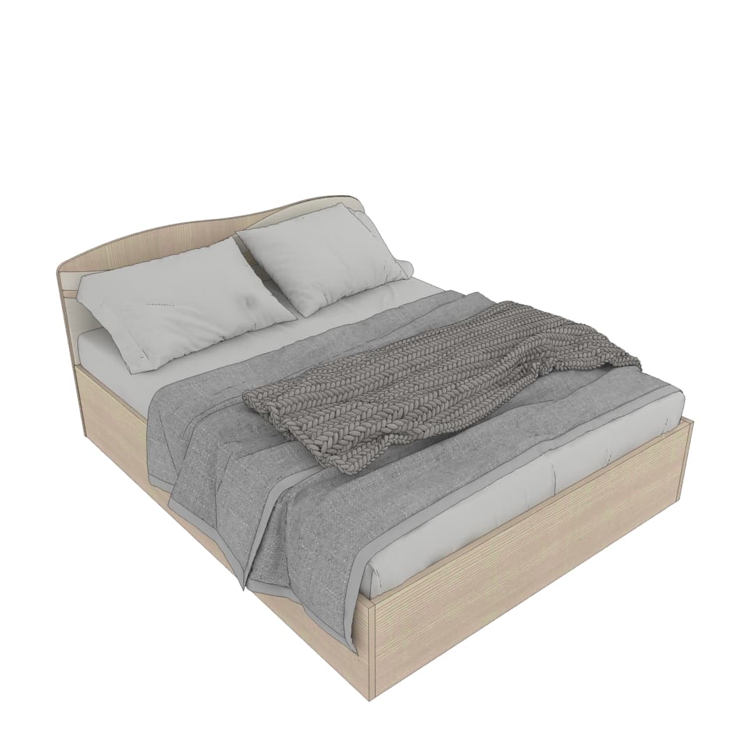 Кровать двуспальная P161