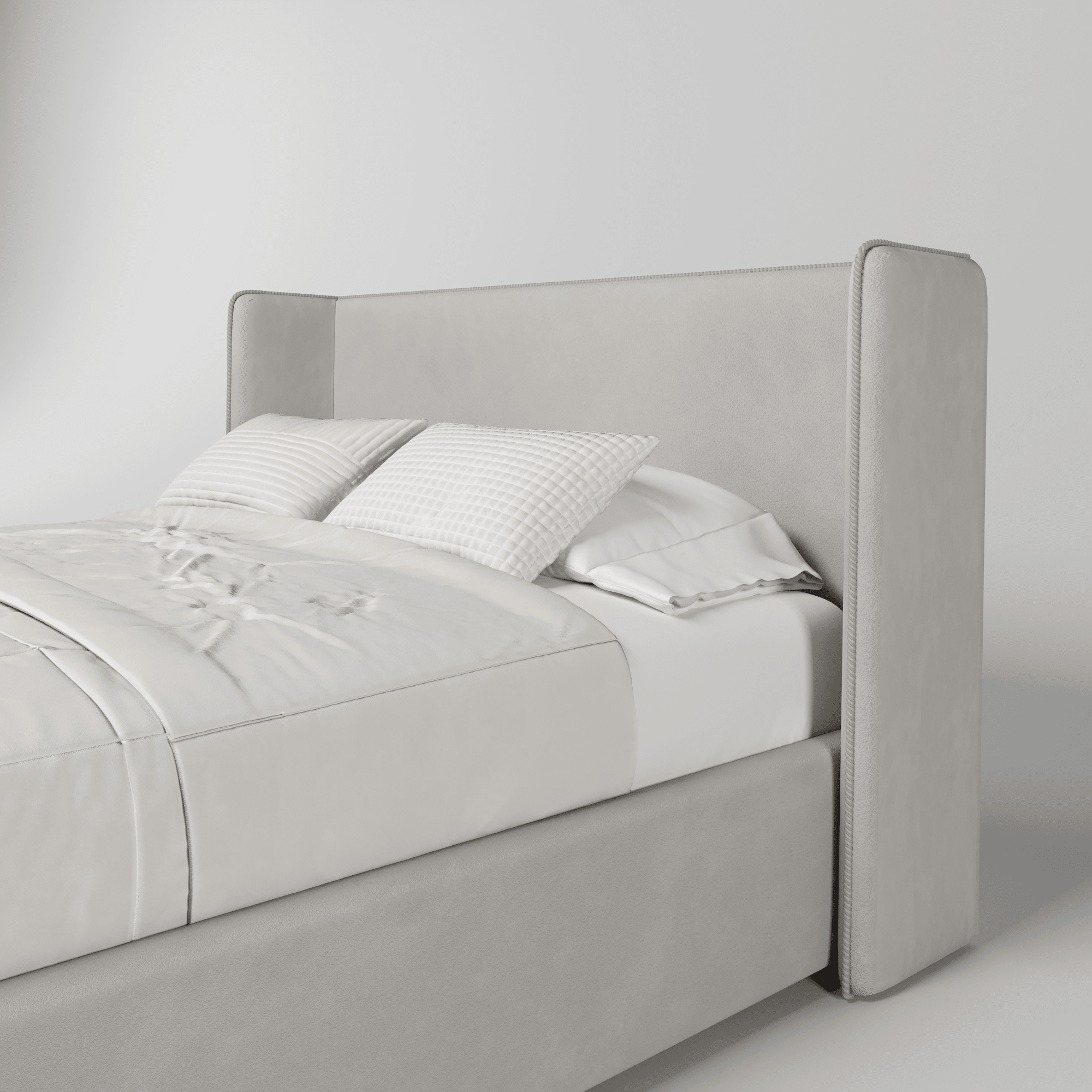 Кровать двуспальная мягкая Avrora с подъемным механизмом, 180x200