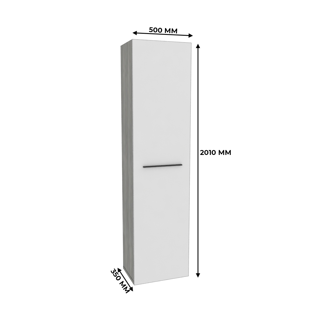 Шкаф 1 дверный напольный ZG220