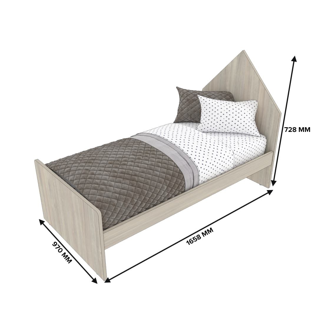Кровать односпальная Z901, 90х190 