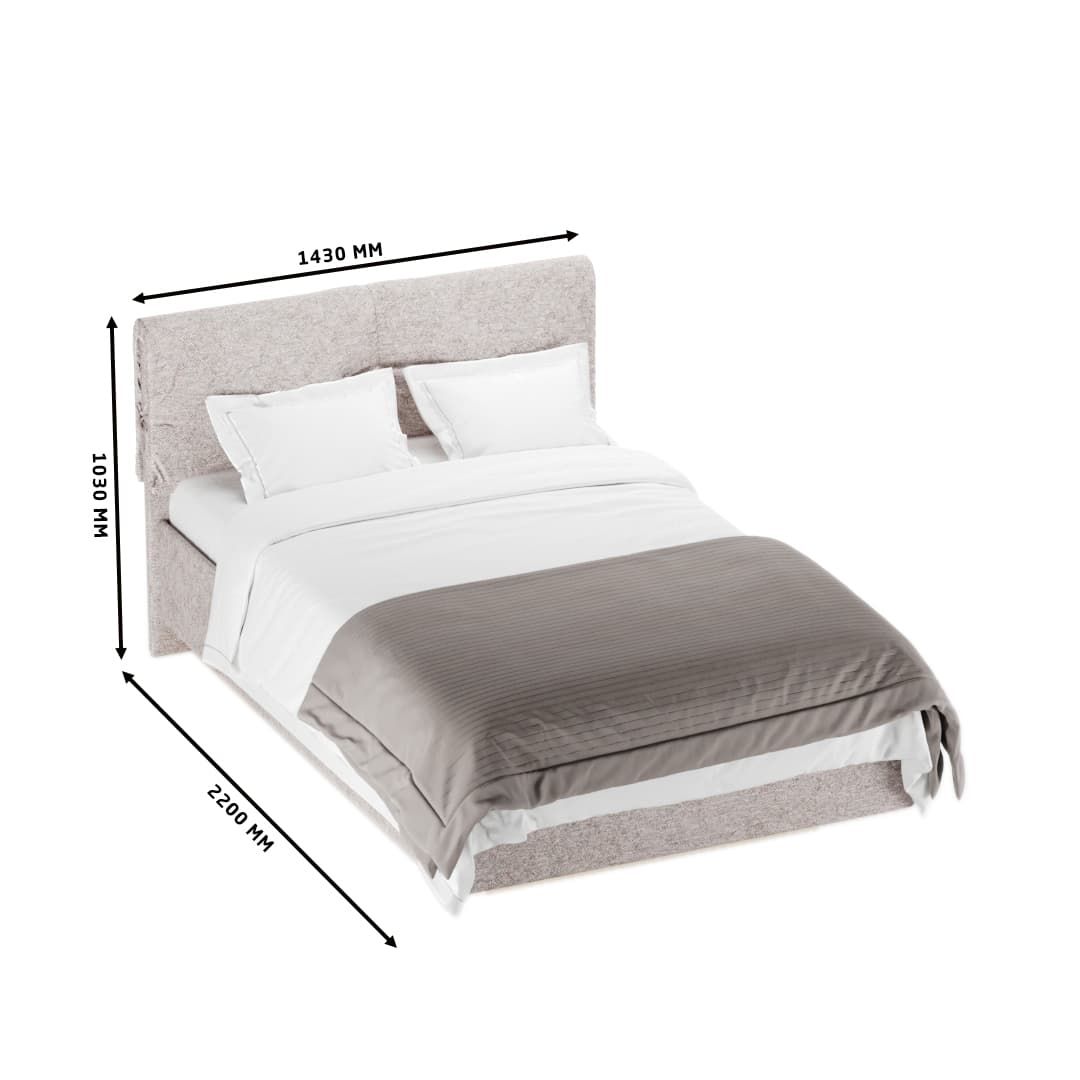 Кровать мягкая Grace GR120 с подъемным механизмом, 120х200 