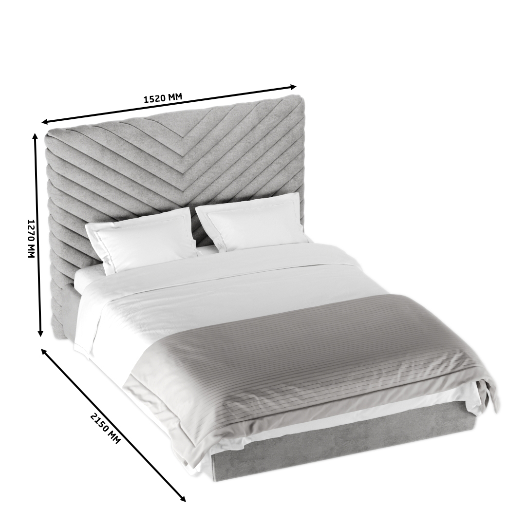 Кровать двуспальная мягкая Victoria  с подъемным механизмом