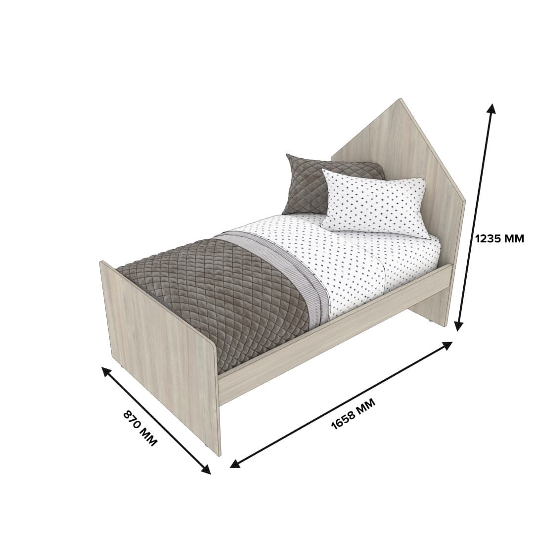 Кровать односпальная Z901.6, 80х160 