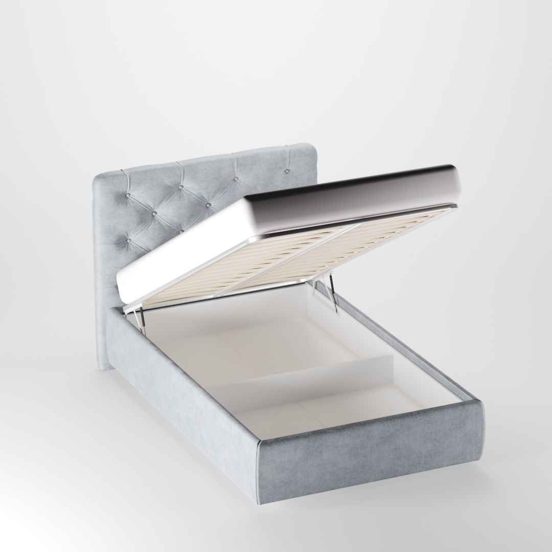 Кровать мягкая Mishel M120 с подъемным механизмом, 120х200 