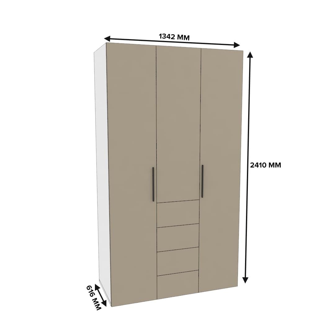 Шкаф трехдверный с ящиками глубокий Z203.60 