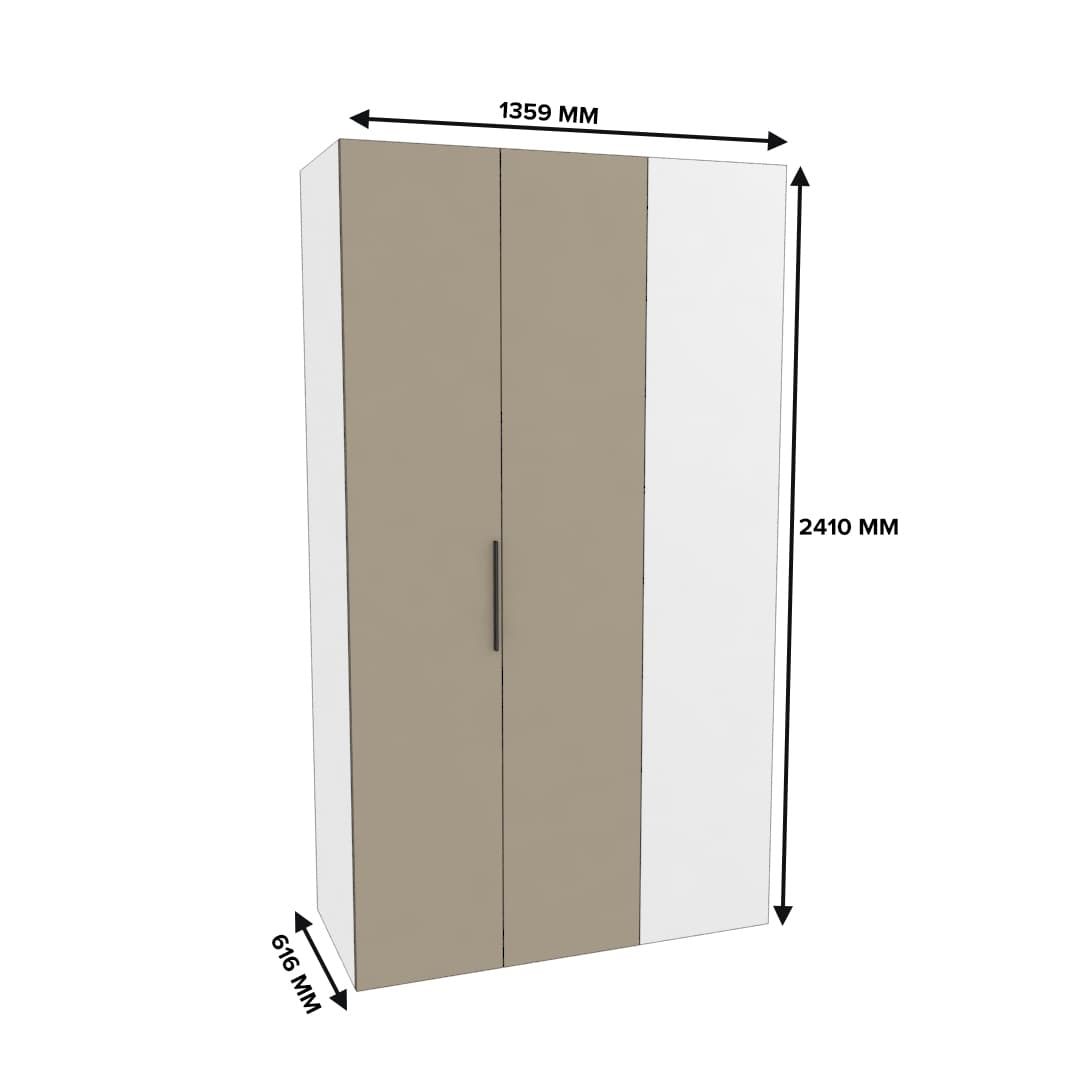 Шкаф со складными дверьми и фальш панелью Z206 L/R 