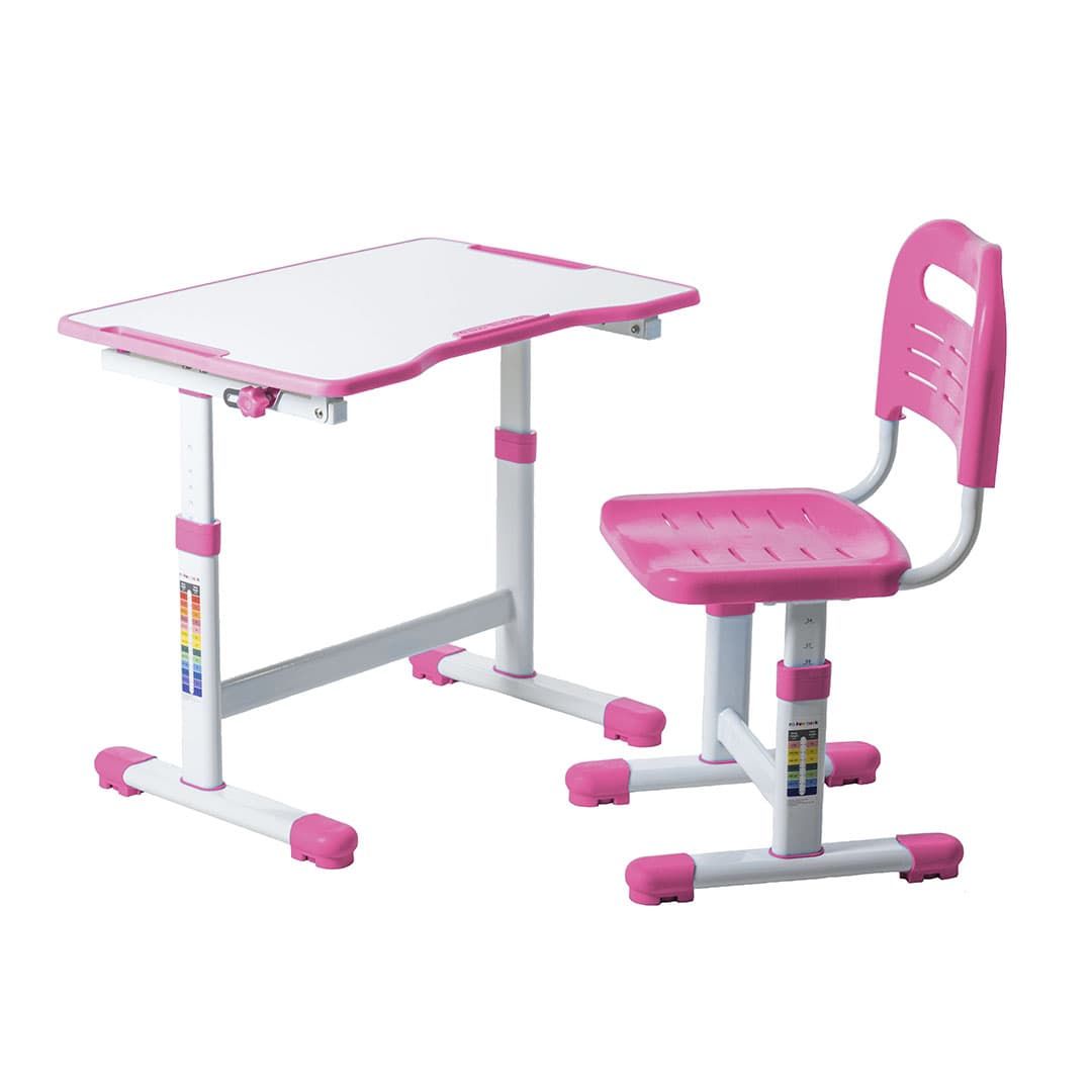 Комплект парта + стул трансформеры Sole II Pink FUNDESK 