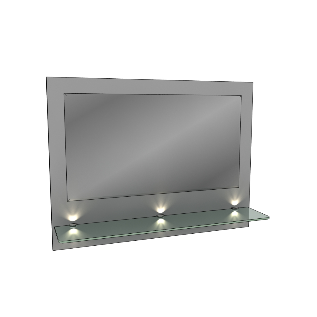 Панель с зеркалом NG1000.1 с подсветкой