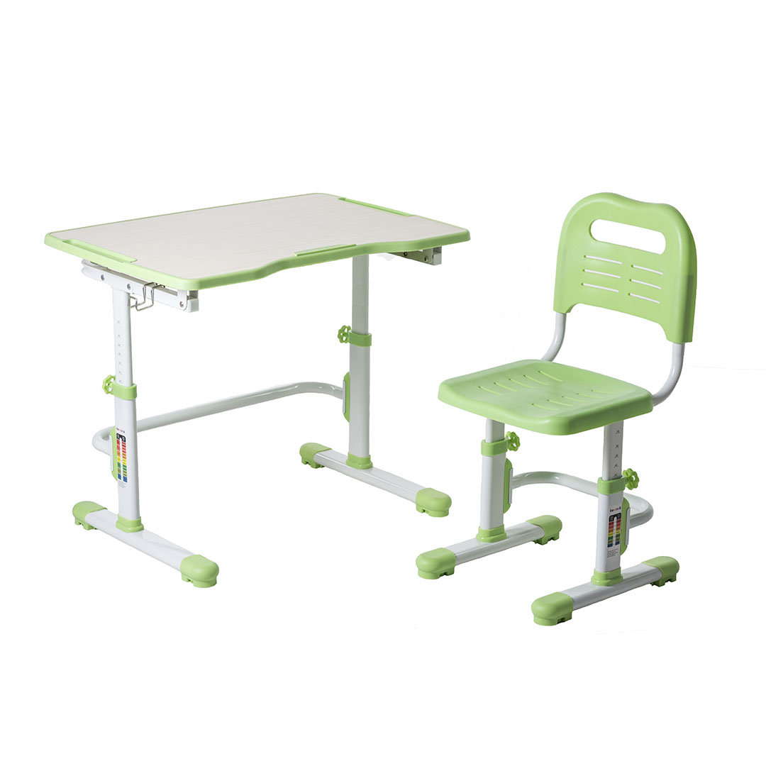 Комплект парта + стул трансформеры Vivo II Green FUNDESK 