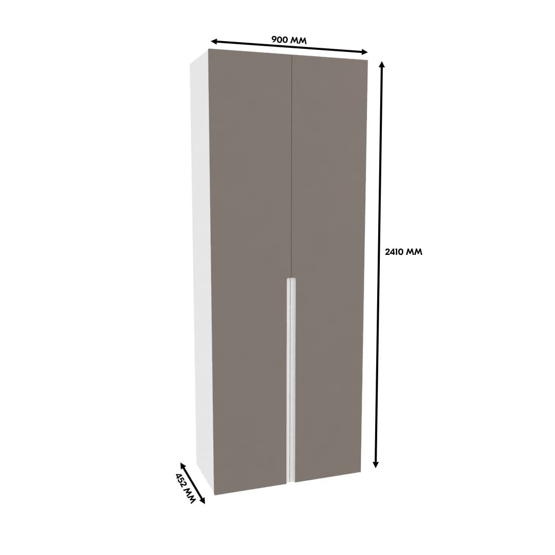 Шкаф двухдверный узкий ZE210.44-1