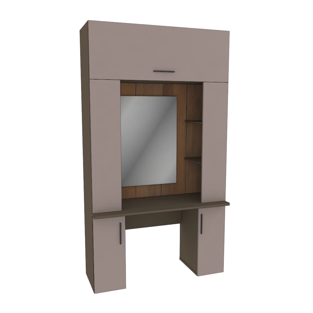 Стол туалетный с секцией и зеркалом ZG404.44