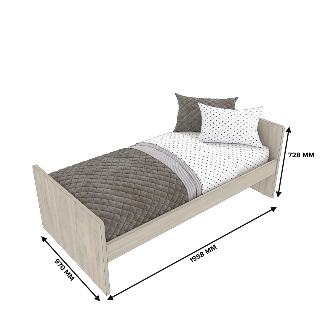 Кровать односпальная Z901.190, 90х190 