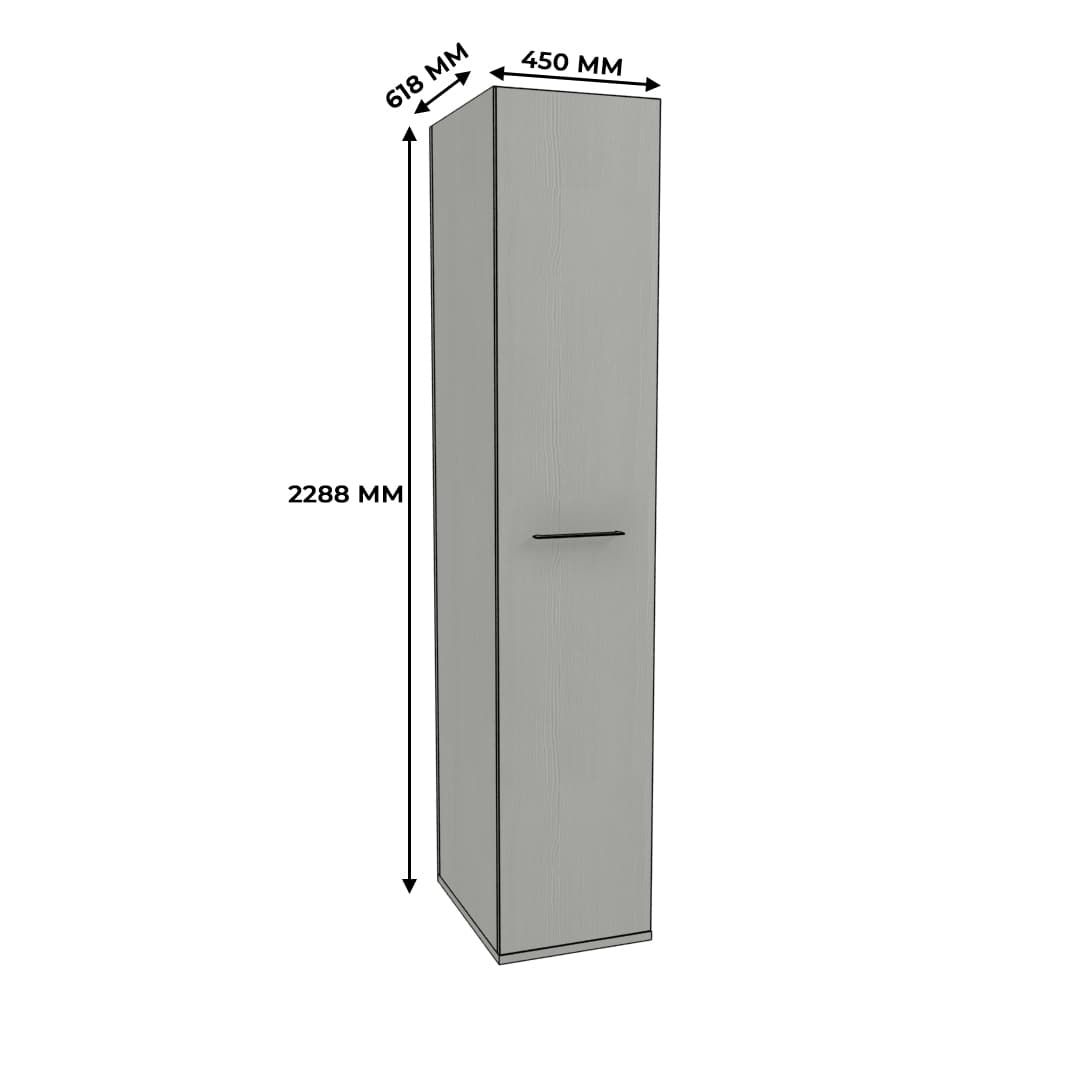 Шкаф одностворчатый узкий N220.60