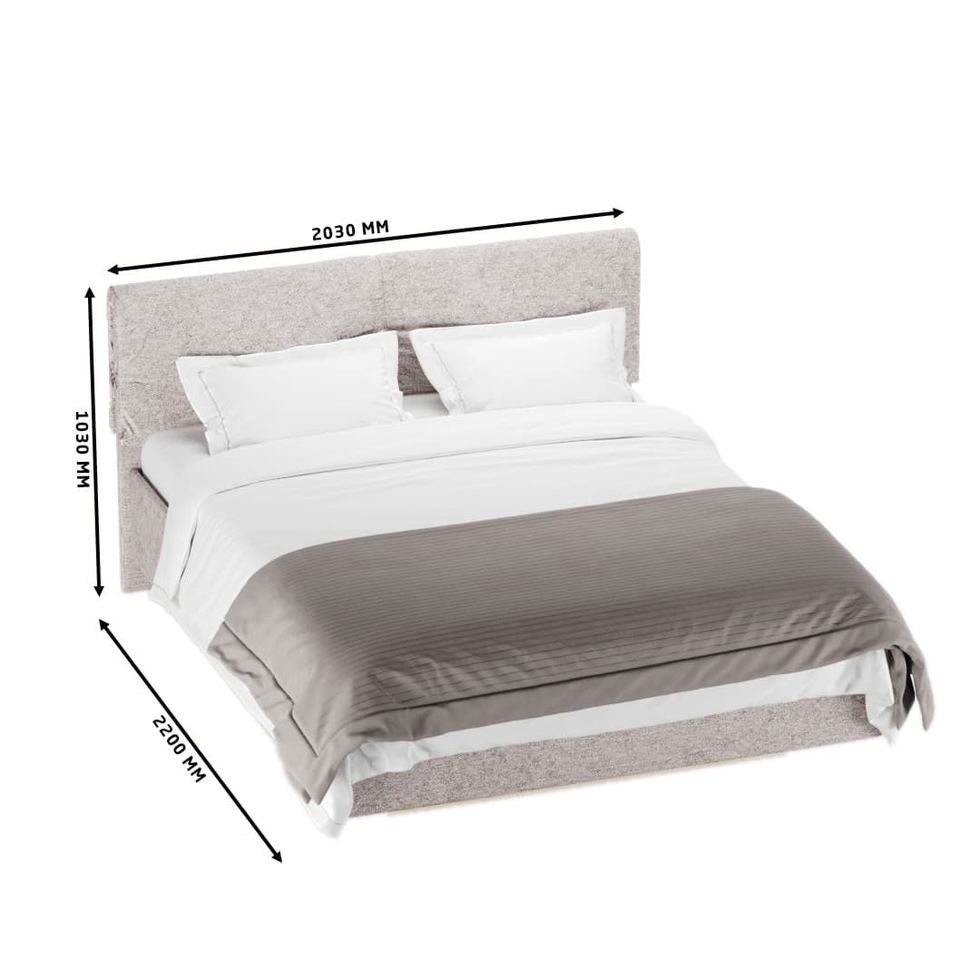 Кровать двуспальная мягкая Grace с подъемным механизмом